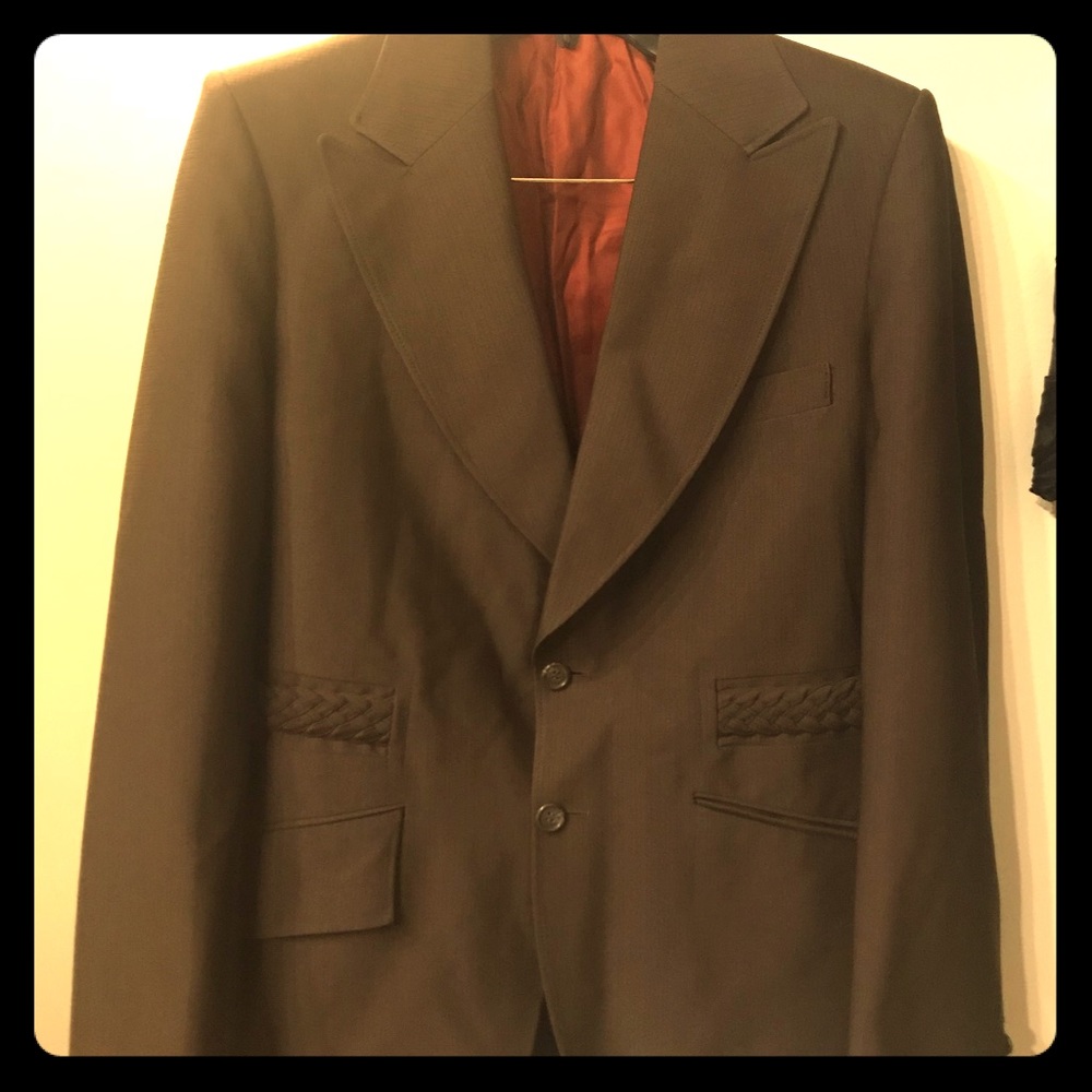 Bellini dark brown suit jacket